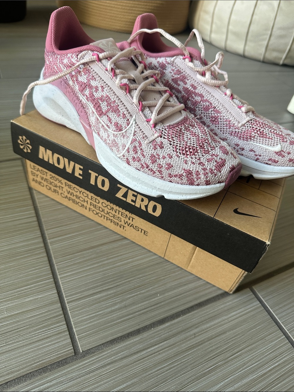 Nike Women’s Pink Knit Training Shoes